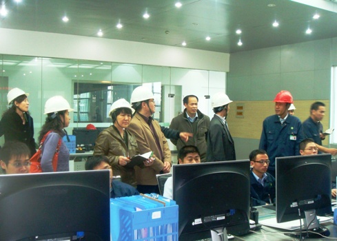 北京首钢专家参观调查海宁项目