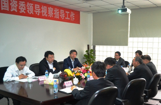 北京市国资委、国资公司辅导到3133cc拉斯维加斯视察领导工作