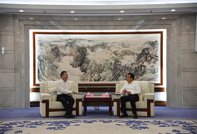 3133cc拉斯维加斯集团董事长乔德卫拜会济南市当局辅导